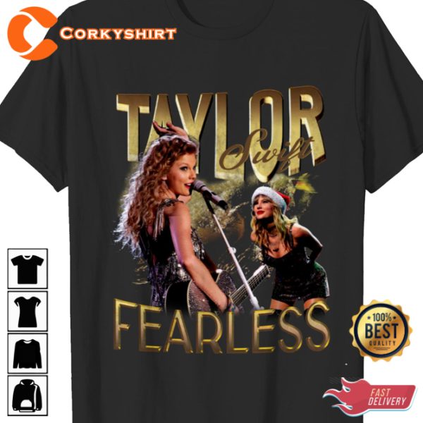 Swiftie Fearless Adventure 90s Pop Music Graphic T-shirt