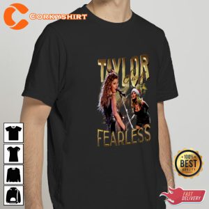 Swiftie Fearless Adventure 90s Pop Music Graphic T-shirt