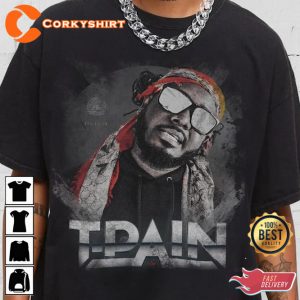 T-Pain Streetwear Gift Hip Hop 90s Vintage Graphic Rap T-Shirt