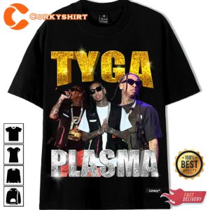 TYGA Plasma 2023 Tour Concert Gift T-Shirt