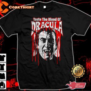 Taste The Blood Of Dracula Christopher Lee T-Shirt