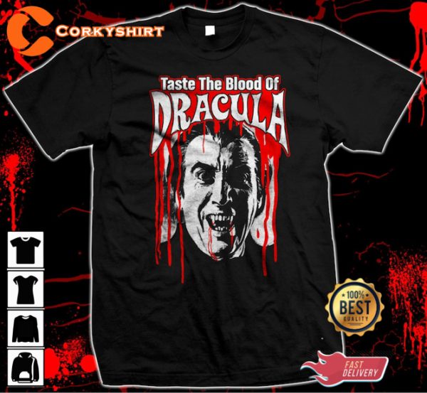 Taste The Blood Of Dracula Christopher Lee T-Shirt