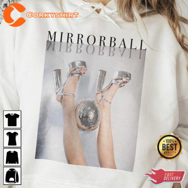 Taylor Mirrorball The Eras Tour New Album Inspired Swiftie T-Shirt