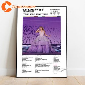 Taylor Swiftie The Eras Tour Custom Vintage Concert Poster Stunning Wall Art