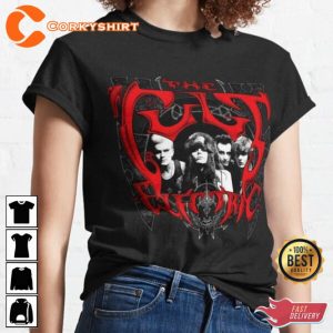 The Cult Electric Billy Duffy Ian Astbury Hard Rock T-shirt