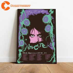 The Cure Lost World Tour 2023 Concert Poster