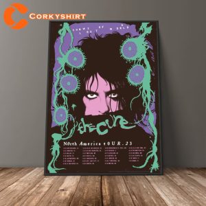 The Cure Lost World Tour 2023 Concert Poster