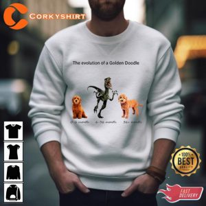 The Evolution Of A Golden Doodle Shirt