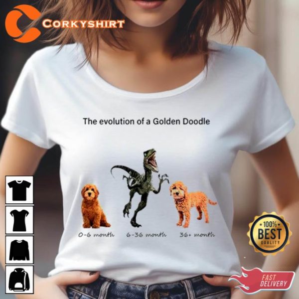 The Evolution Of A Golden Doodle Shirt