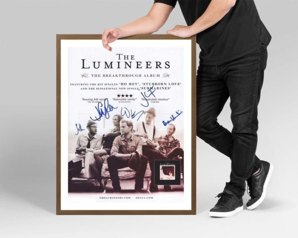 The Lumineers Signatures The Breakthrough Album Poster