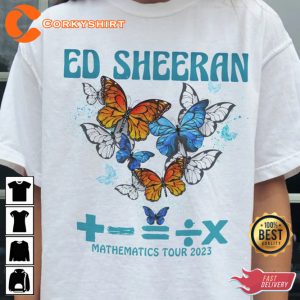 The Mathematics Tour Butterfly Ed Tour 2023 Pop Music Lover Gift T-Shirt