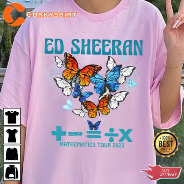 The Mathematics Tour Butterfly Ed Tour 2023 Pop Music Lover Gift T-Shirt