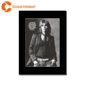 The Pretenders Chrissie Hynde You Have To Be Alone Magazine Artwork Poster