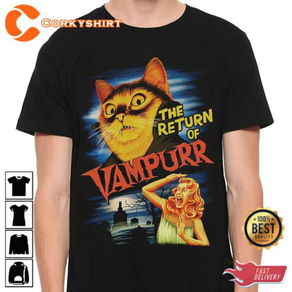 The Return Of The Vampurr Kittie Pet Lover T-Shirt