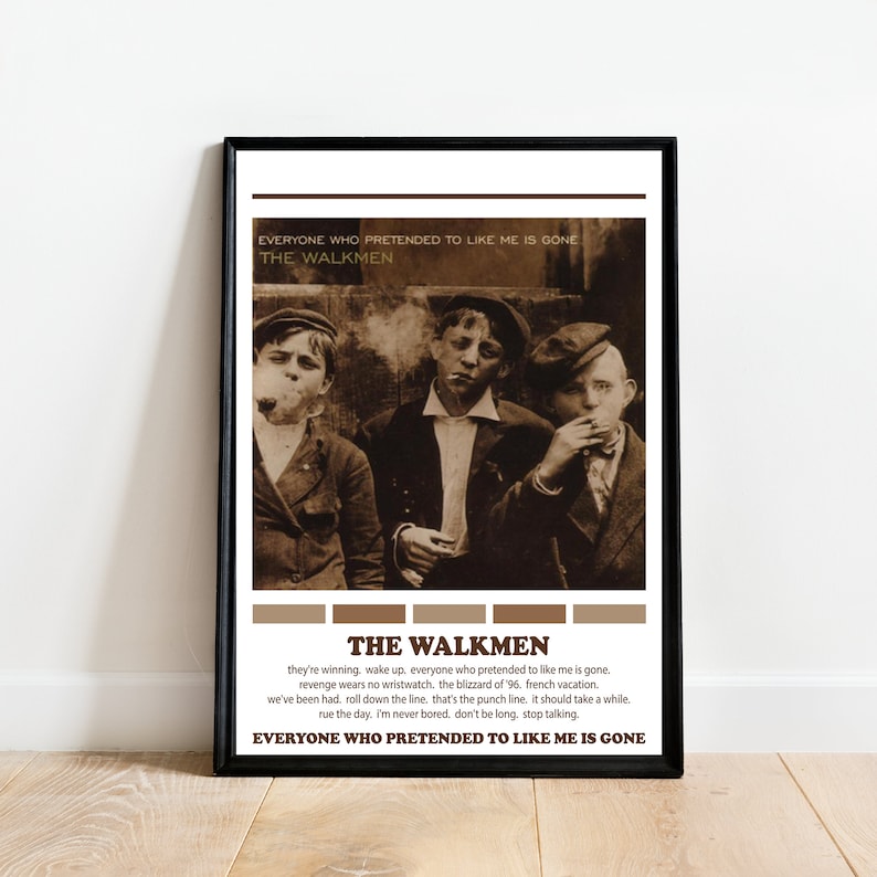 The Walkmen Everyone Who Pretended to Like Me Is Gone  Album Poster