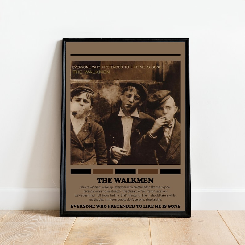 The Walkmen Everyone Who Pretended to Like Me Is Gone  Album Poster