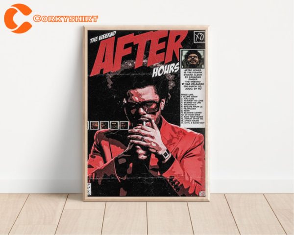 The Weeknd After Hours Poster Music Poster Wall Decor