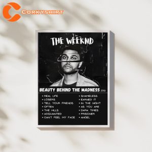 The Weeknd Beauty Behind The Madness Music Gift Poster