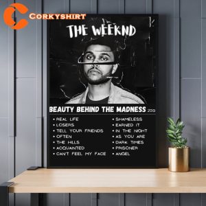 The Weeknd Beauty Behind The Madness Music Gift Poster