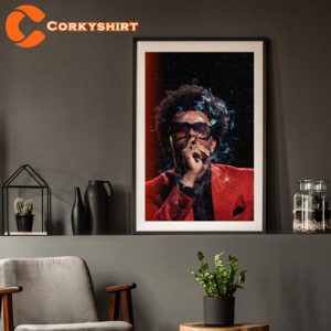 The Weeknd Wall Art Home Design Fans Club Poster