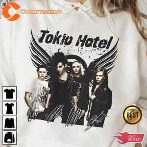 Tokio Hotel Band Concert The Roxy Theatre Signature T-Shirt