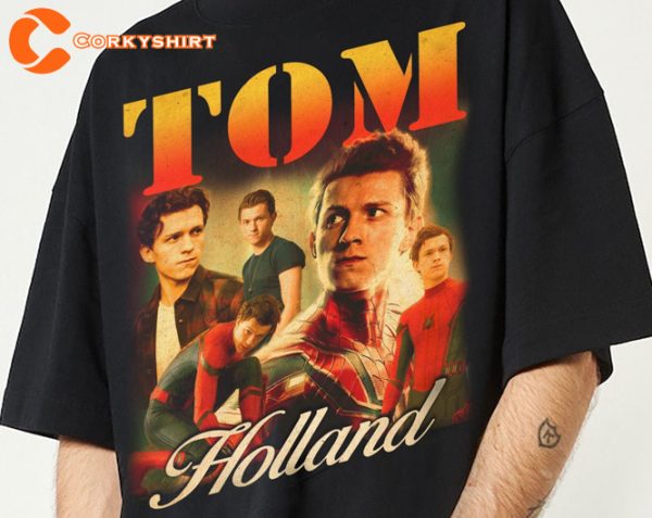 Tom Holland Movie Star Graphic T-Shirt