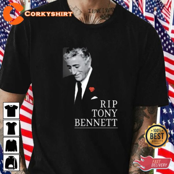 Tony Bennett Rest In Peace Memorial T-Shirt