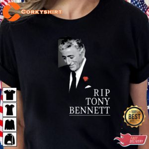 Tony Bennett Rest In Peace Memorial T-Shirt