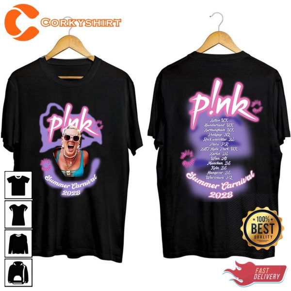 Tour Pink Summer Carnival 2023 Unisex T-Shirt