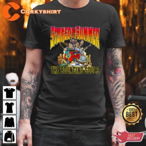 Tour Punk Band The Bouncing Souls T-Shirt