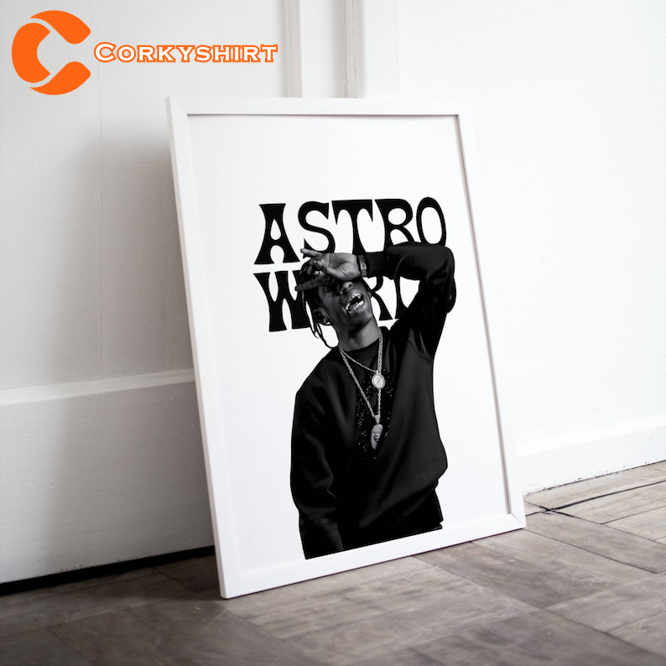 Travis Scott Astroworld Album Cover Poster 24 x 36