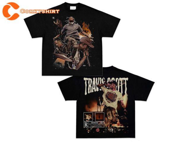 Travis Scott Hip Hop Icon Astroworld Tour Concert T-Shirt