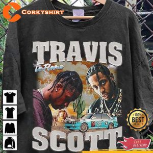 Travis Scott Retro Rap Hip Hop Unisex T-Shirt