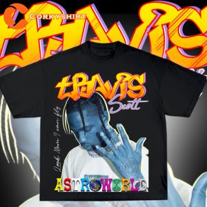 Travis scott Look Now I Can Fly Astroworld T-Shirt