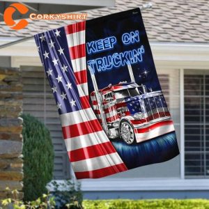 Truck Keep On Truckin American Flag