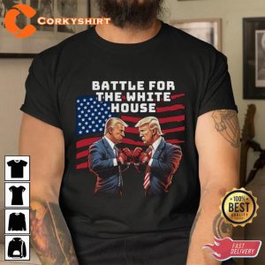 Trump Vs Biden Battle For The White House Boxing 4th Of July Day T-Shirt