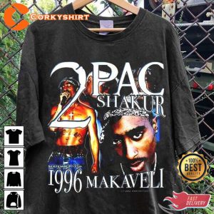 Tupac Shakur Bootleg Style 1996 Unisex T-Shirt