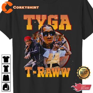 Tyga T-Raww Legacy Hip Hop Rap T-Shirt