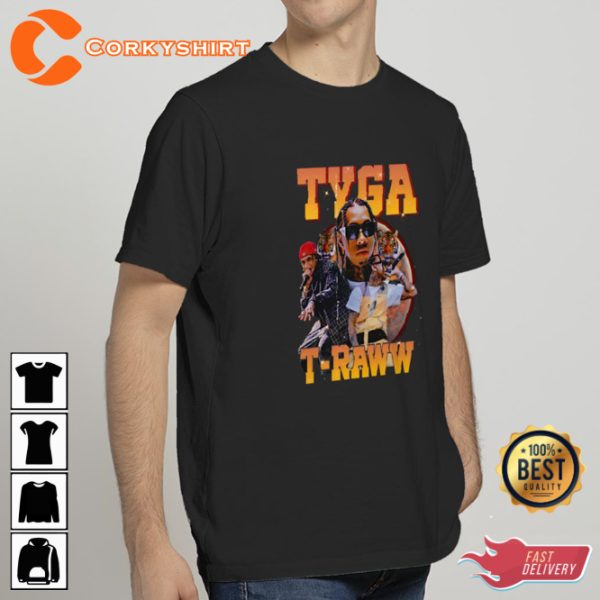 Tyga T-Raww Legacy Hip Hop Rap T-Shirt