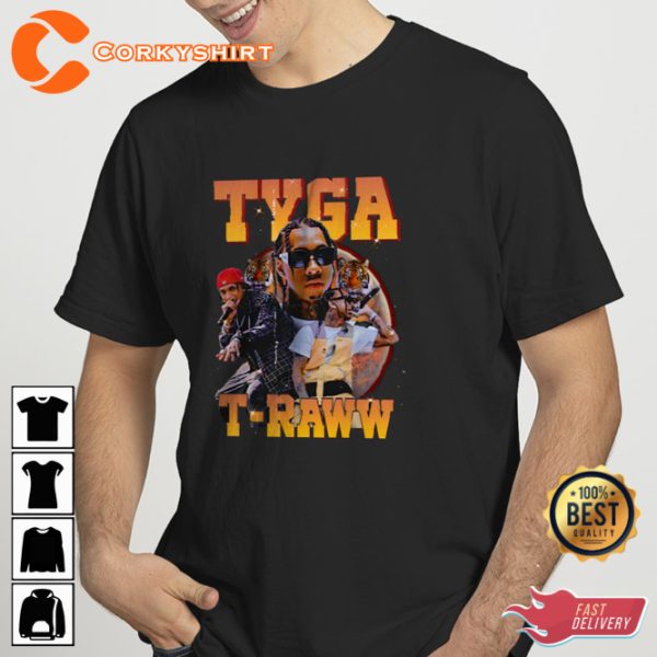 Tyga T-Raww Legacy Hip Hop Rap T-Shirt