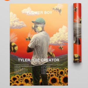 Tyler The Creator Flower Boy Tracklist Album Cover Poster