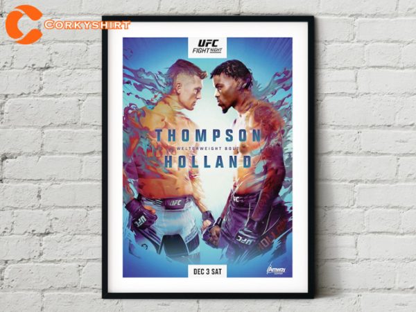 UFC Fight Night Stephen Thompson vs Kevin Holland Poster