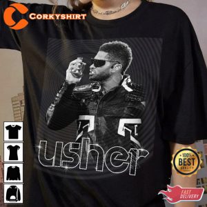 Usher Vegas Concert Usher Raymond Tour Fans Gift T-Shirt