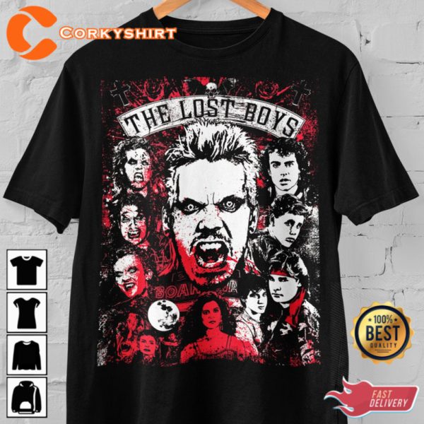 Vampire and Horror Movie Fans Gift The Lost Boys Vampire Movie Tee