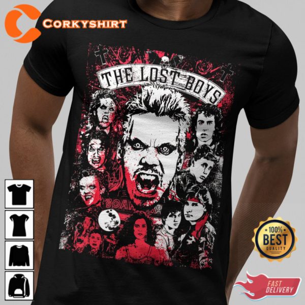 Vampire and Horror Movie Fans Gift The Lost Boys Vampire Movie Tee