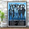 Vended North American Tour 2023 Wall Art Poster