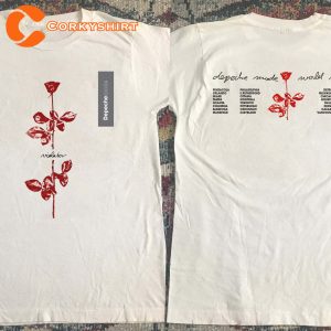 Vintage 1990 Depeche Mode World Violator Concert Tour T-Shirt