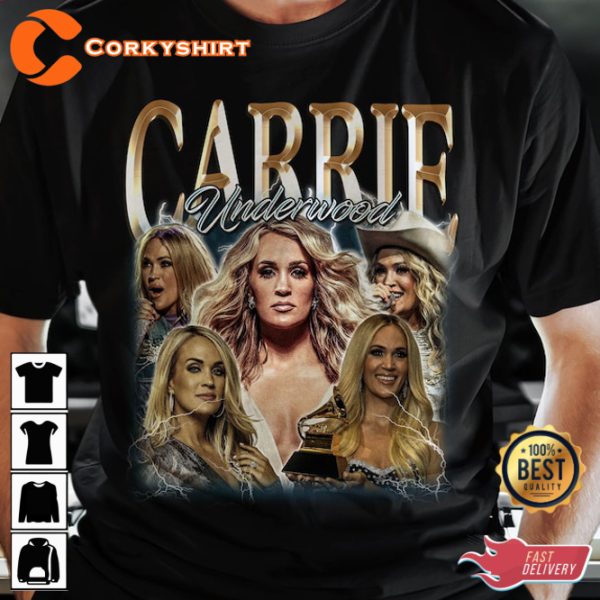 Vintage 90S Inspired Country Song Music Raise On Carrie Underwood T-Shirt