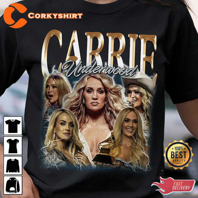 Vintage 90S Inspired Country Song Music Raise On Carrie Underwood T-Shirt