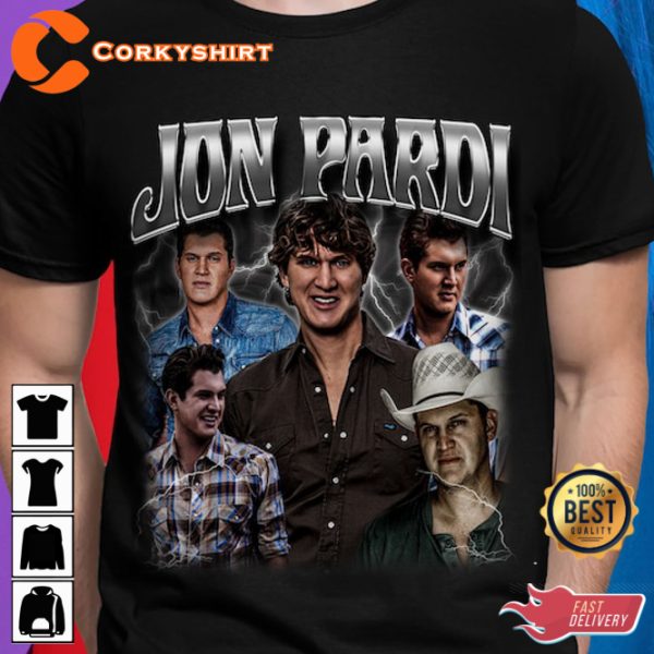 Vintage 90S Inspired Country Song Music Raise On Jon Pardi T-shirt